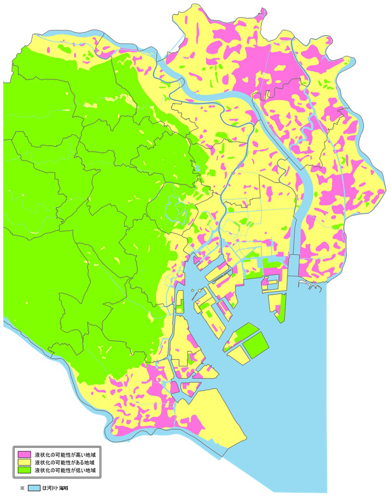 液状化予測図の考え方